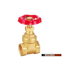 1/2''-4''FXF brass stop valve fire safety valve 300PSI red painted iron handwheel valve